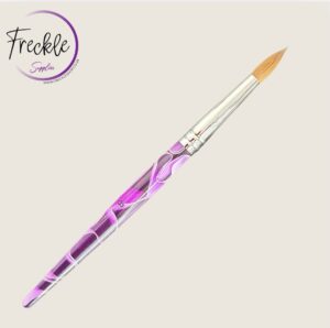 Kolinsky Sable Acrylic Nail Brush size 8 - Purple