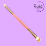 Soft dual ended brush for brows and makeup