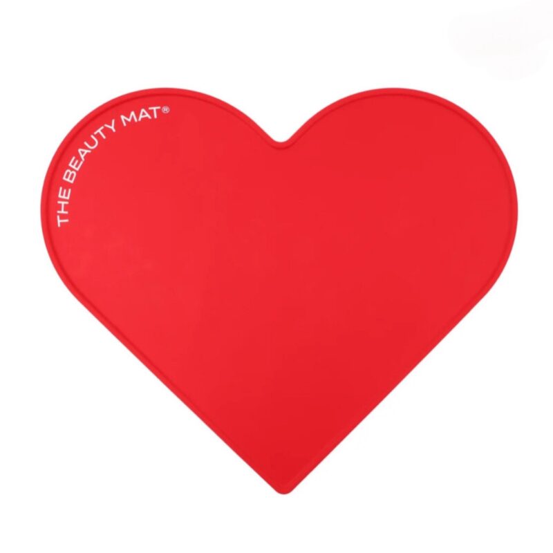 The Heart Beauty Mat - Cherry Red