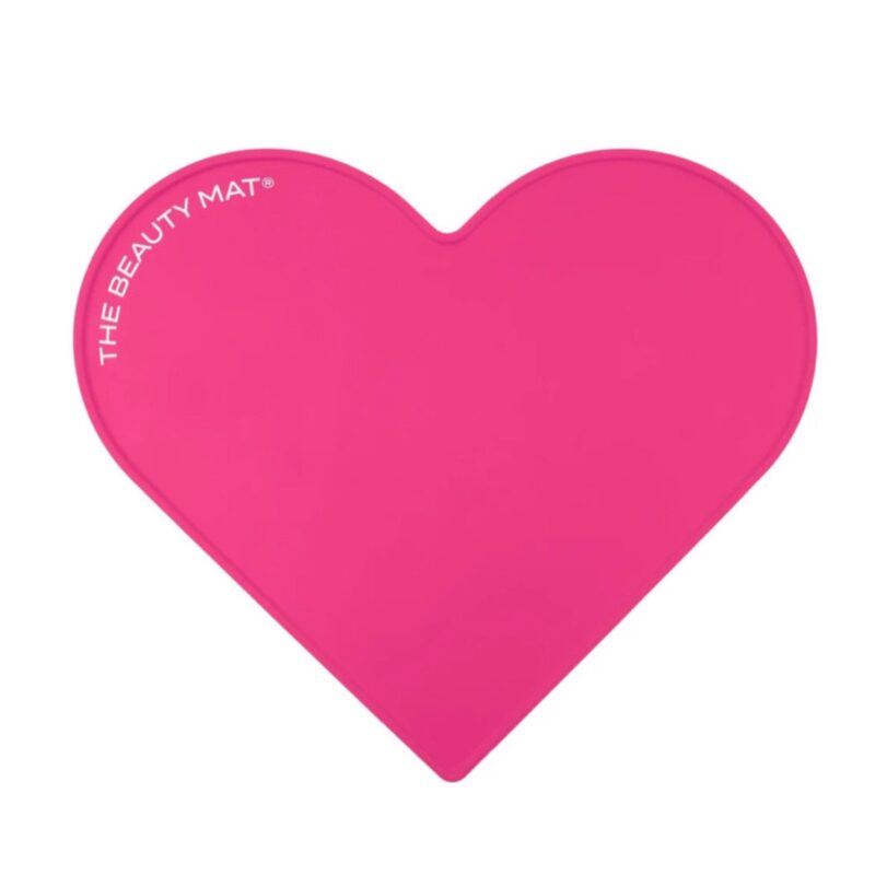 The Heart Beauty Mat - Hot Pink
