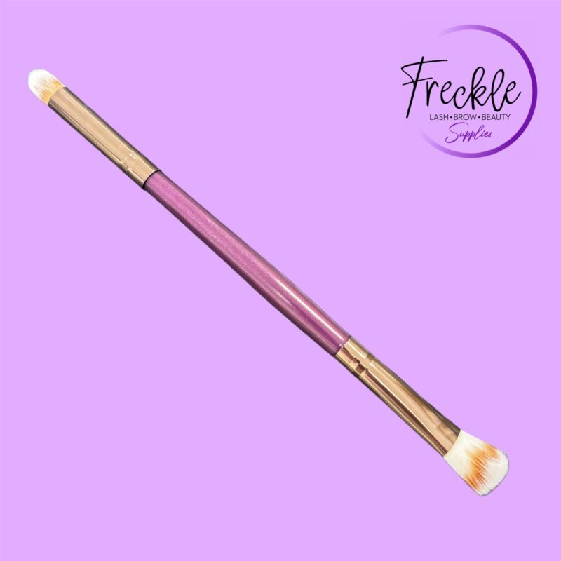 Soft dual ended brush for brows and makeup