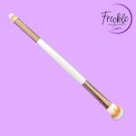 Soft dual ended brush for brows and makeup