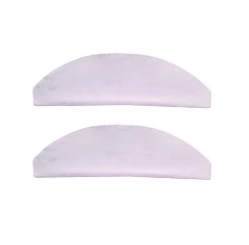 Korean Flat Lash Lift Shields Silver Glitter
