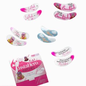 Pink Flash InstaHero Patches