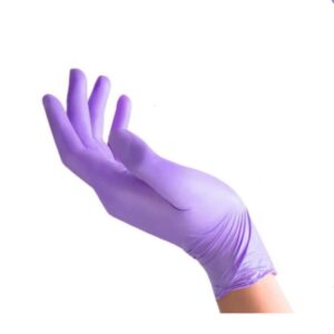 Purple Nitrile Gloves - Bag 50pcs